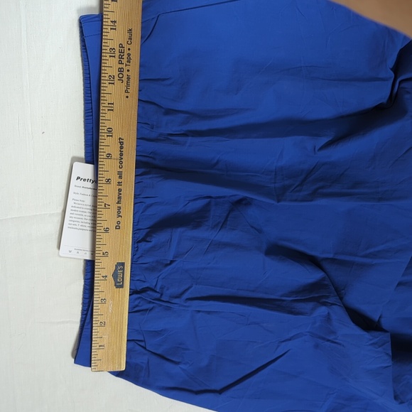 Elegant Blue Cotton Maxi Skirt Size M - Picture 5 of 7